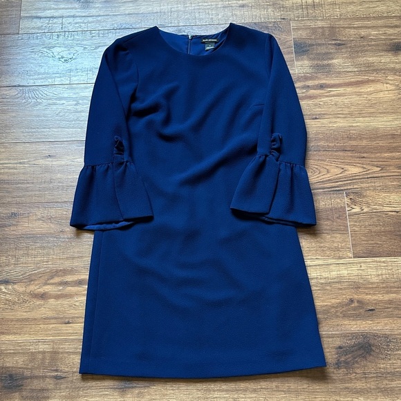 Club Monaco Dresses & Skirts - Club Monaco Women's 3/4 Ruffle Sleeve Blouson Dress Royal Blue Size 4
